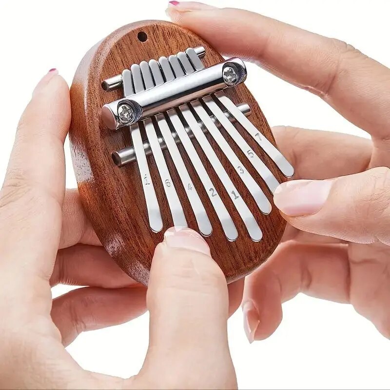 Musical Instrument Marimba - 8 klawiszy Mini drewniane Kalimba wysokiej