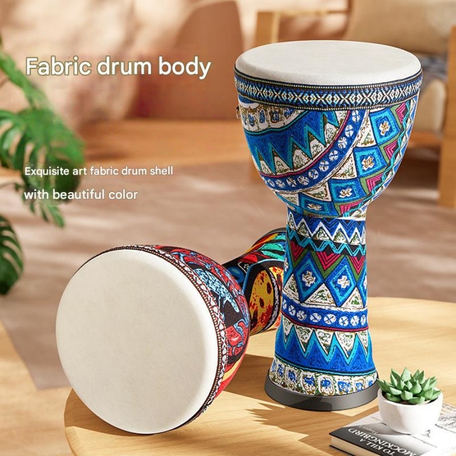 Musical Instrument Africa - 8-calowy bęben afrykański, bęben ręczny Djembe,