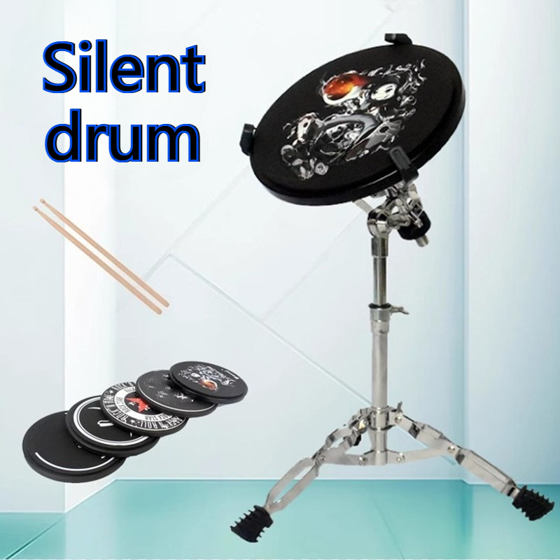 Musical Instrument Kit - 12-calowy Cichy Zestaw Perkusyjny Silikonowy Wyciszacz