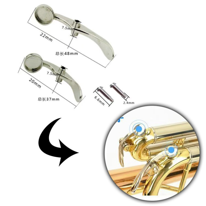 Musical Instrument Cornet - kornet, trąbka, kornet, zawór spustowy, części