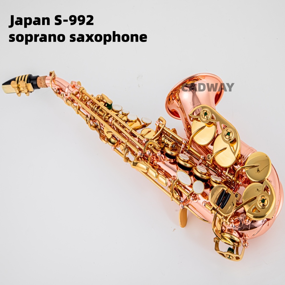 Musical Instrument Japan - Japoński saksofon sopranowy B flat, mosiężny,