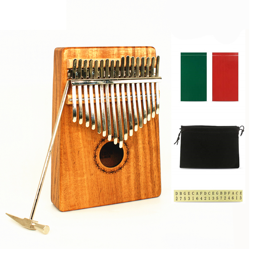 Kalimba JDR 17 Klawiszy z Maho – Musical Instrument Marimba recenzja i cena