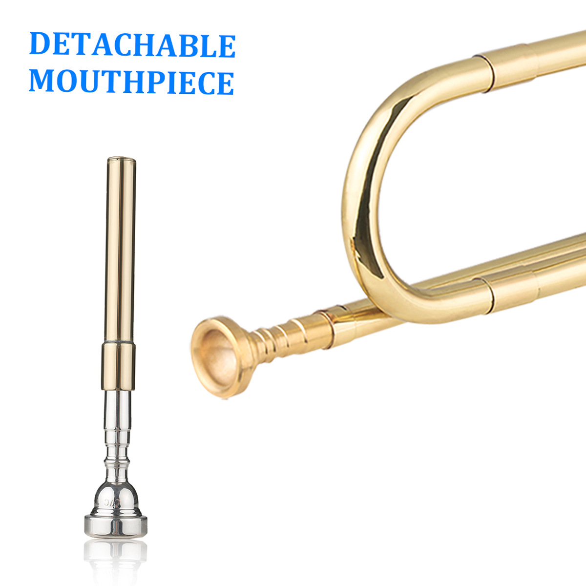Mosiężna trąbka C Bugle Call P – Musical Instrument Cornet recenzja i cena