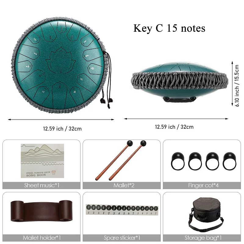 Hluru Glucophone stalowy bęben – Musical Instrument Kit recenzja i cena