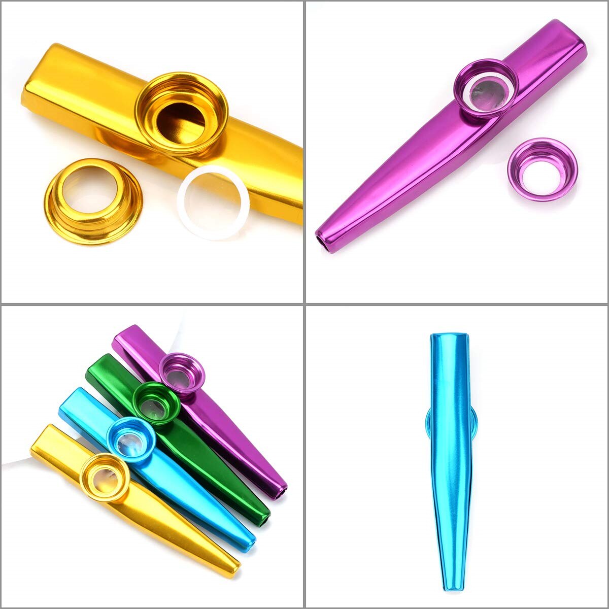 Kazoo Srebrny stop aluminium z – Musical Instrument Kazoo recenzja i cena