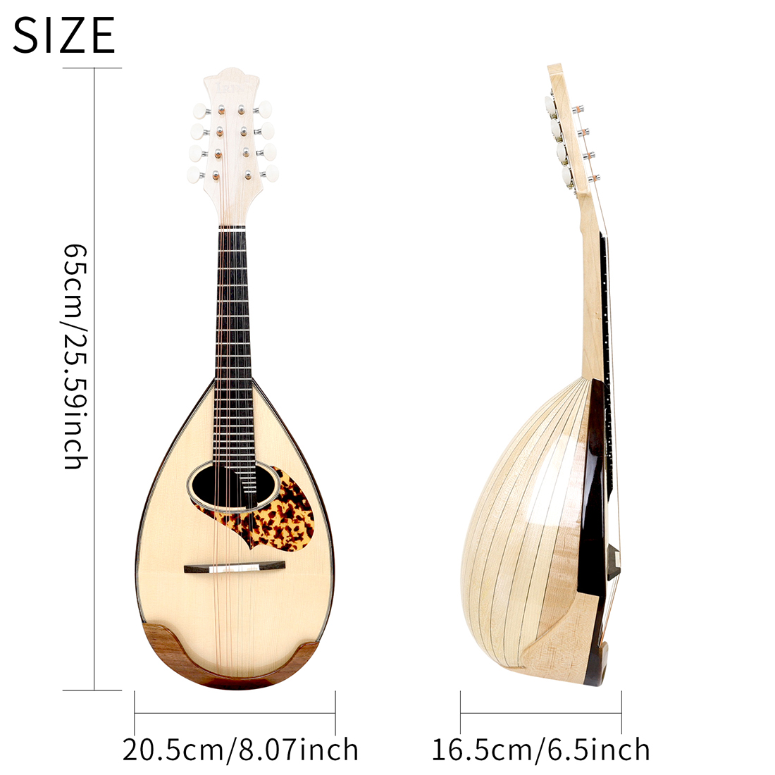 Mandolina IRIN, klonowa, typu  – Musical Instrument Mandolin recenzja i cena