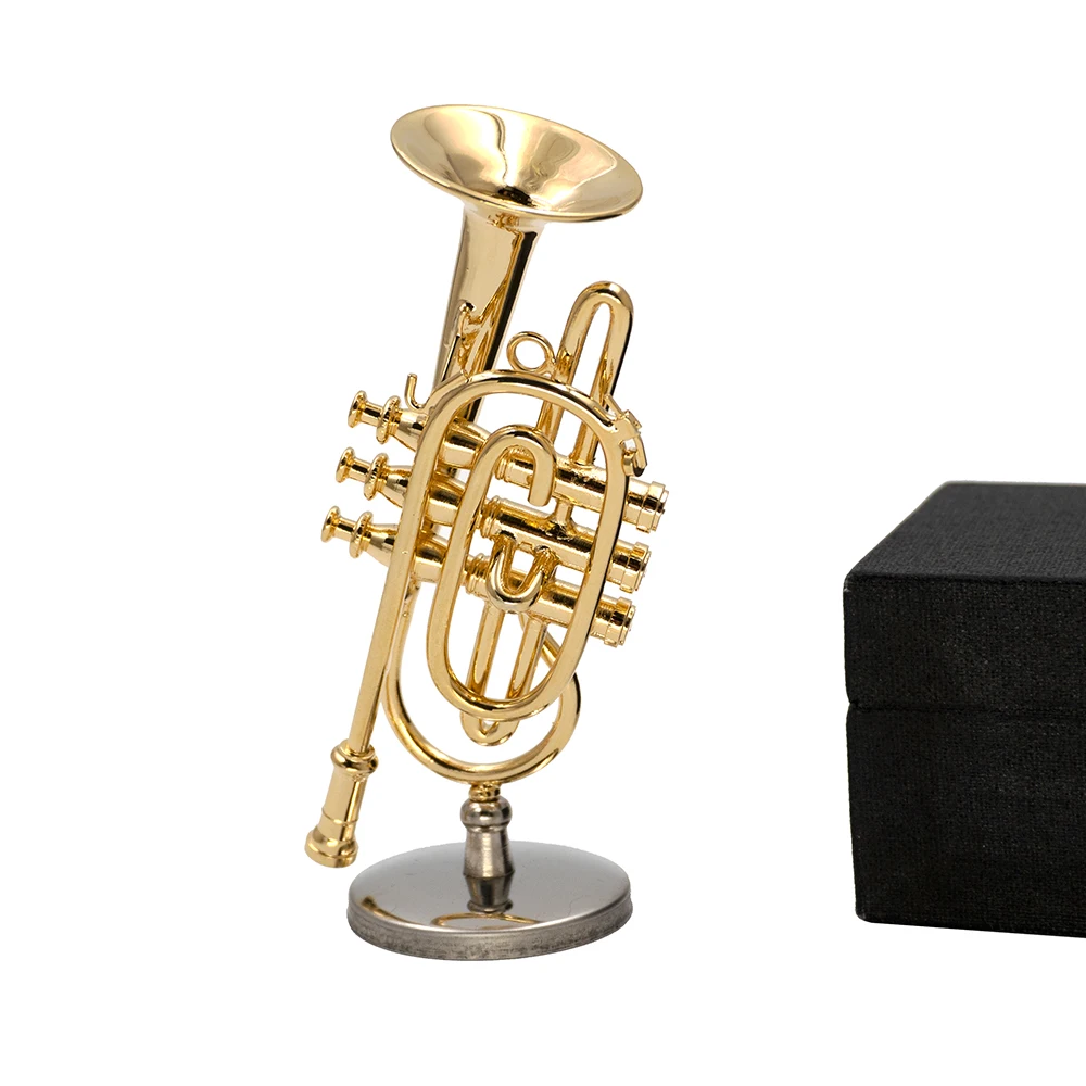 1 sztuk miniaturowy miedziany  – Musical Instrument Cornet recenzja i cena