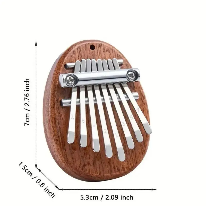 8 Key Mini Wood Kalimba Wysoki – Musical Instrument Marimba recenzja i cena